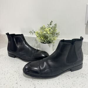 mens hart schaffner marx Leather Ankle Boots Size 13 Designer